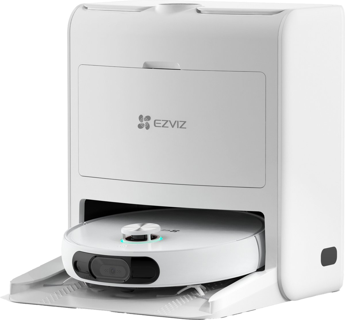 EZVIZ RS2 Robotstofzuiger - Dweil/stofzuiger - Auto-legen watertank - Zelfreinigende Dweil - 3D-mapping - Wit