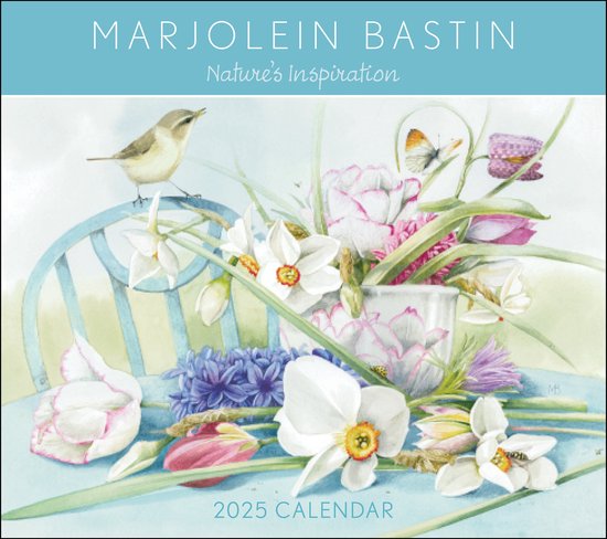 Foto: Marjolein bastin nature s inspiration 2025 deluxe wall calendar with print