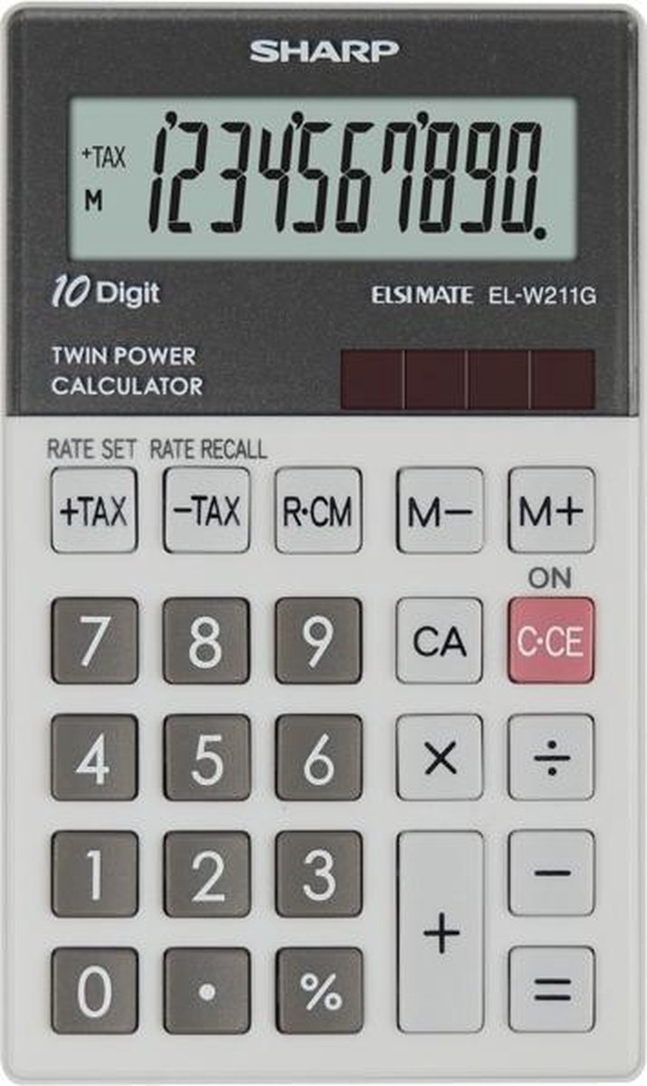 Sharp EL-W211GGY - Bureaurekenmachine