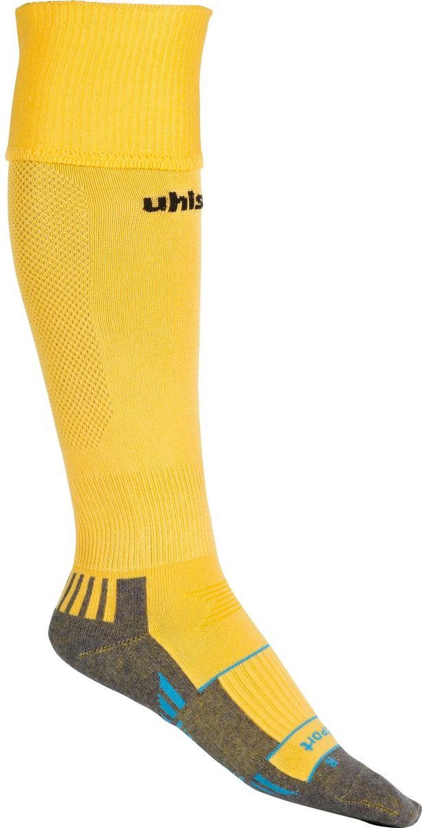Uhlsport Team Pro Voetbalkousen - Geel / Zwart | Maat: 37-40