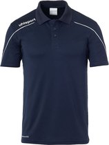 Uhlsport Stream 22 Polo Hommes - Marine / Wit | Taille: 3XL