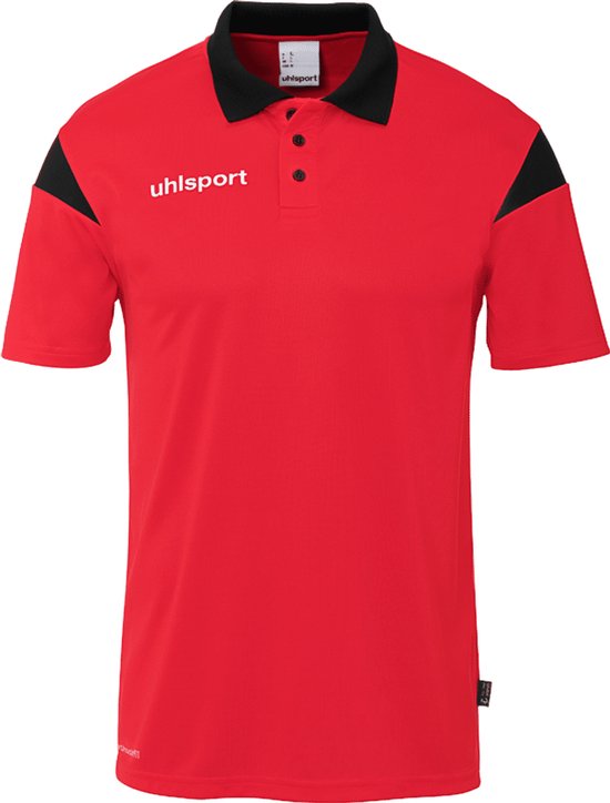 Uhlsport Squad 27 Polo Hommes - Rouge / Zwart | Taille : XL