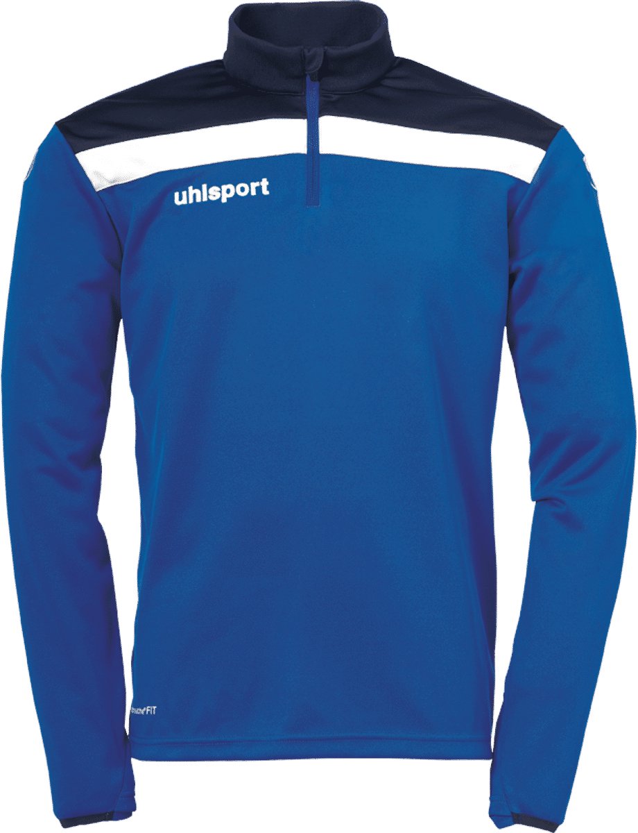 Uhlsport Offense 23 Ziptop Kinderen - Royal / Marine / Wit | Maat: 140