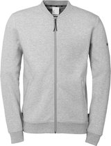 Uhlsport Id Sweater Met Rits Heren - Donkergrijs Gemeleerd | Maat: XL