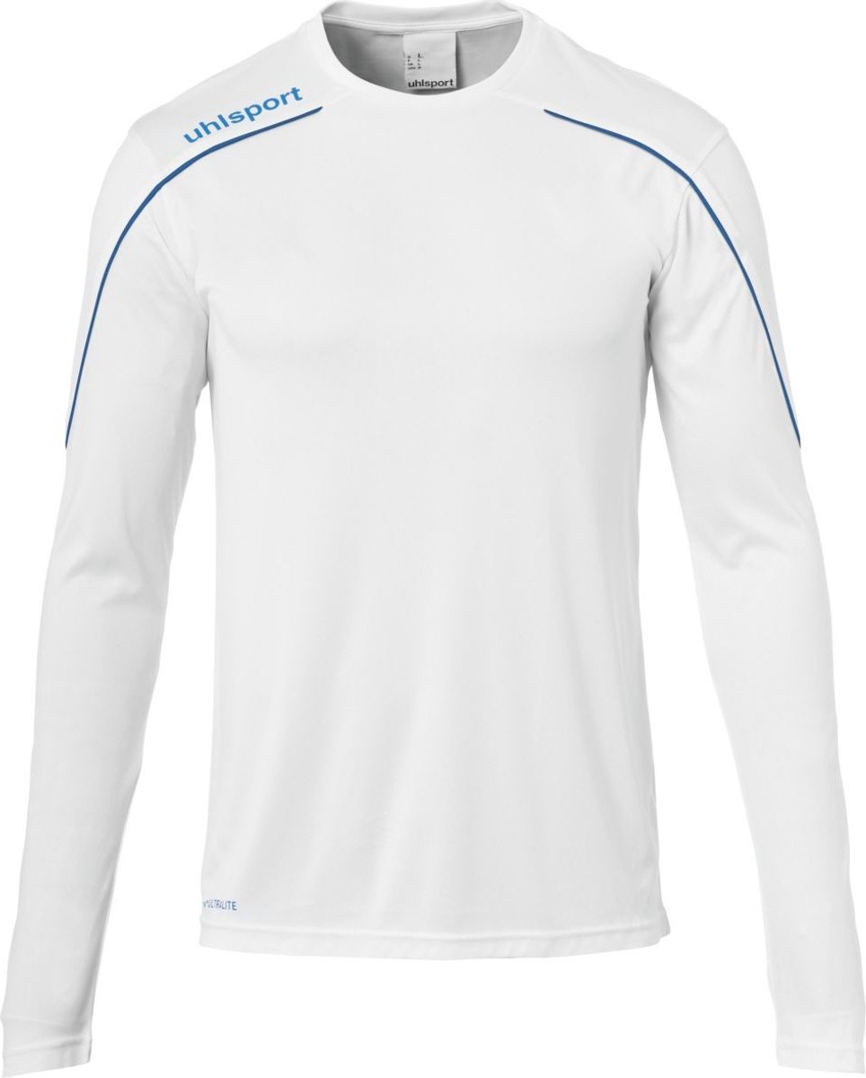 Uhlsport Stream 22 Voetbalshirt Lange Mouw Heren - Wit / Royal | Maat: L