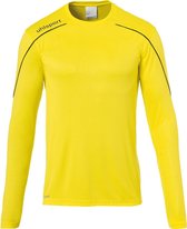 Uhlsport Stream 22 Voetbalshirt Lange Mouw Heren - Geel / Zwart | Maat: S