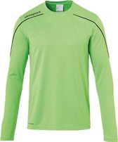 Uhlsport Stream 22 Voetbalshirt Lange Mouw Heren - Fluo Groen / Zwart | Maat: S