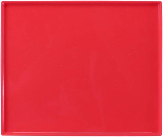 Siliconen bakmat, 2 stuks antiaanbaklaag, bakplaat, rolmat, grote rol, taartmat, antislip, Swiss Roll bakplaat, koekjesrol, bakvorm voor koken, bakken, koekjes (rood