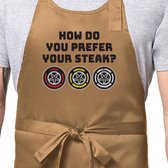 Tablier de cuisine Chef Frites - Tablier de cuisine avec texte - Vaderdag des Pères Fête des Mères Anniversaire Anniversaire - Zwart