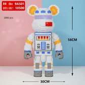 Astronaut - 56 cm - bouwset - Building blocks - Magic blocks