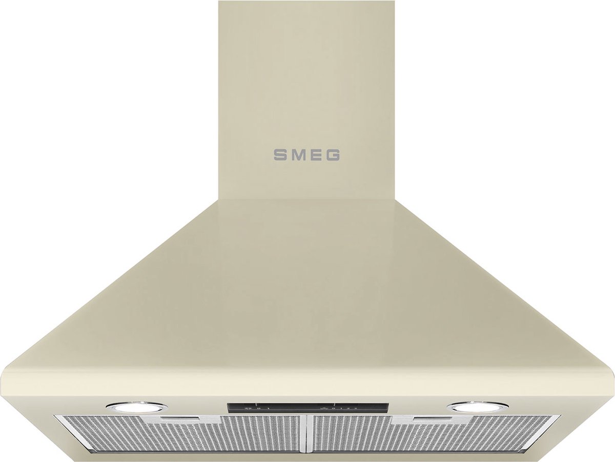 Smeg KSED65PE Muurmontage Crème 593m³/uur C afzuigkap