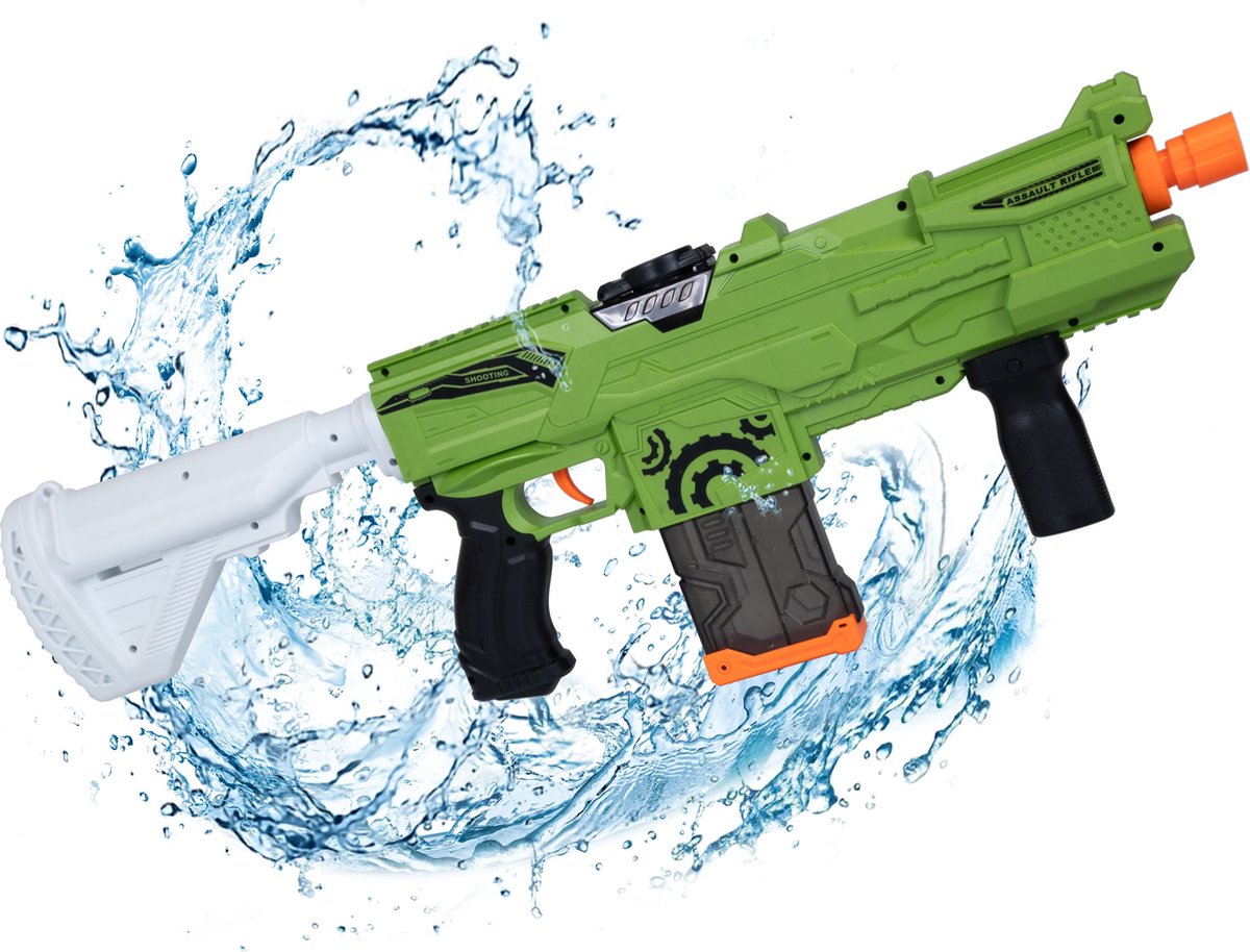 Silvergear Waterpistool Elektrisch - Buitenspeelgoed Meisjes - Watergun Zwembad Speelgoed - Groen