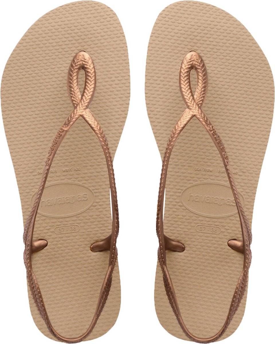 Havaianas Luna Slippers - Taupe