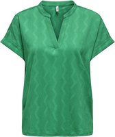 Only T-shirt Onldia S/s V-neck Top Cs Jrs 15320119 Deep Mint Dames Maat - XS