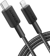 Anker 322 - Câble USB-C vers Lightning - Certifié MFi - Câble de charge Fast iPhone série 15/14/13/12/11 (180 cm)