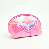 Meisjes roze Zeemeermin Toilet Etui- Make Up Tas - Toilettas – Mermaid - Beauty Case - Toilet Etui - Make-up Tasje – roze - Cadeau voor Meisjes