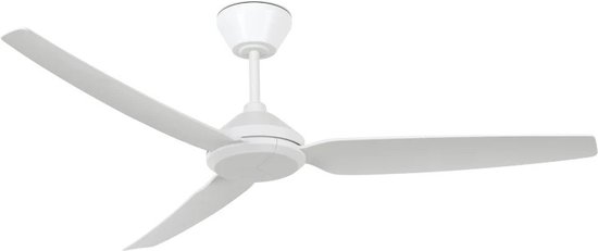 Plafondventilator wit 132 cm Beacon Polis, stille luchtcirculatie, 6 snelheden, afstandsbediening, 30W, indoor