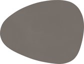 Placemat Stone Togo - kunststof - SET/6 - grijs - 43x32cm