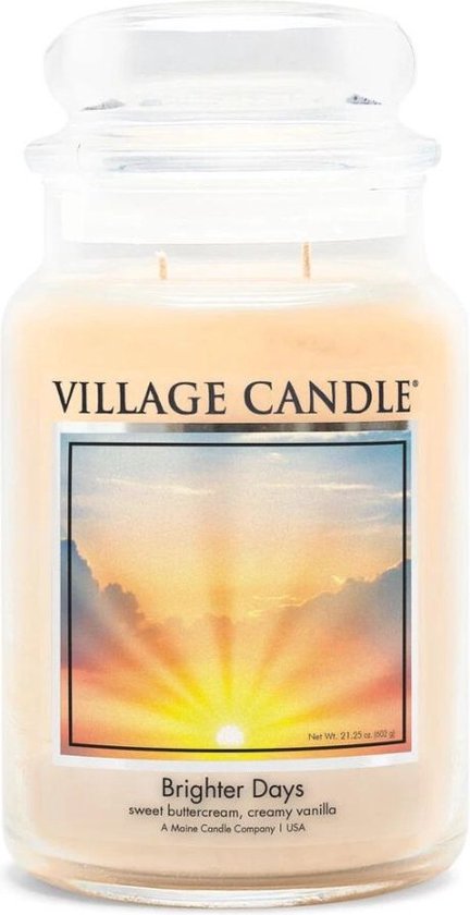 Village Candle Large Jar Brighter Days
