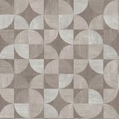 Papier peint bois Profhome 369133-GU papier peint intissé légèrement texturé aspect bois gris mat 5,33 m2