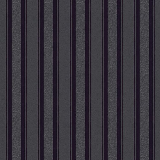 Strepen behang Profhome 361673-GU vliesbehang licht gestructureerd met strepen glinsterend zwart 5,33 m2
