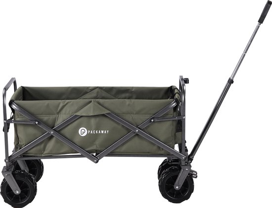 Packaway XL Opvouwbare Bolderkar Heavy Duty van Wasbaar Polyester tot 80KG - 98 x 45 cm - Groen van Packaway — afbeelding 2