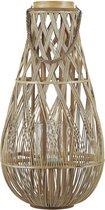 TONGA L - Lantaarn - Lichte houtkleur - Bamboehout