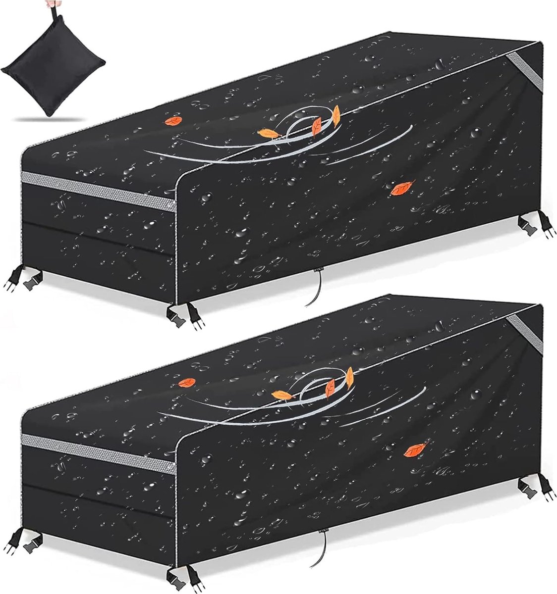 Housse De Chaise Longue Pour Patio - Imperméable - 420D