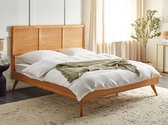 ISTRES - Tweepersoonsbed - Lichthout - 180 x 200 cm - MDF