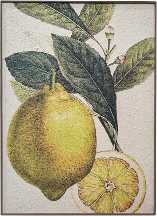Schilderij citroen vintage