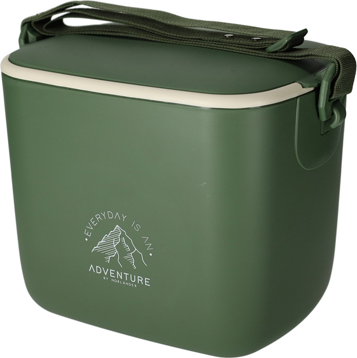 Norlander Koelbox Adventure - 5 Liter - Met draagriem - Polypropyleen - Groen