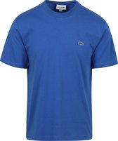 Lacoste - T-Shirt Kobaltblauw - Heren - Maat XXL - Regular-fit