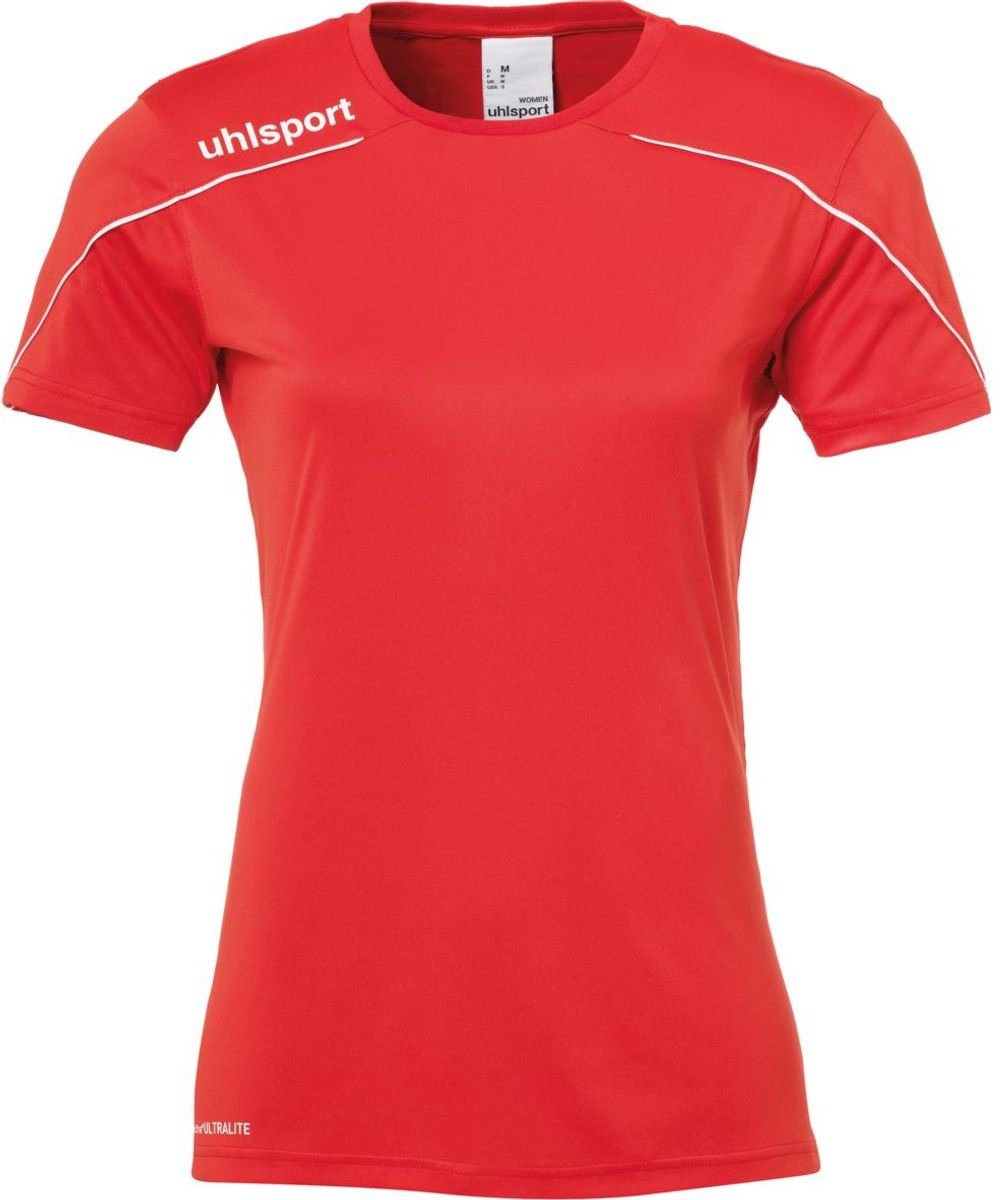Uhlsport Stream 22 Shirt Korte Mouw Dames - Rood / Wit | Maat: M