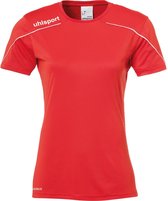 Uhlsport Stream 22 Shirt Korte Mouw Dames - Rood / Wit | Maat: M