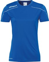 Uhlsport Stream 22 Shirt Korte Mouw Dames - Royal / Wit | Maat: XXL