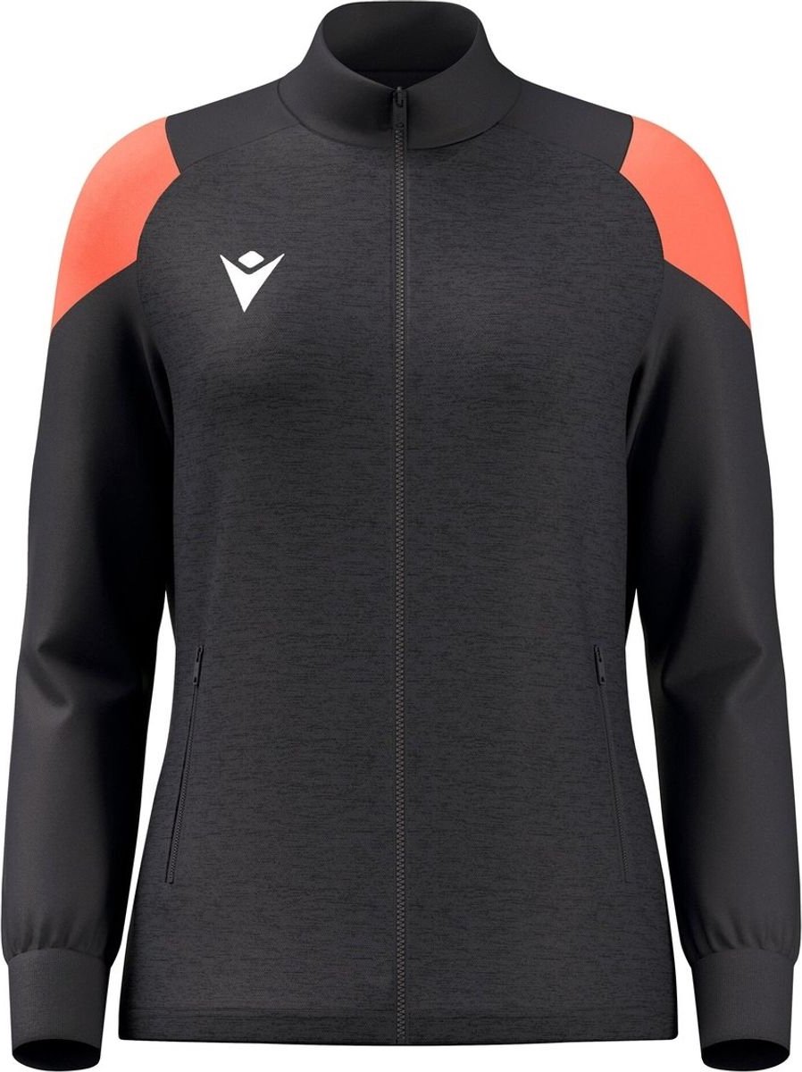 Macron Glory Valkyria Trainingsvest Dames - Antraciet / Koraal | Maat: L