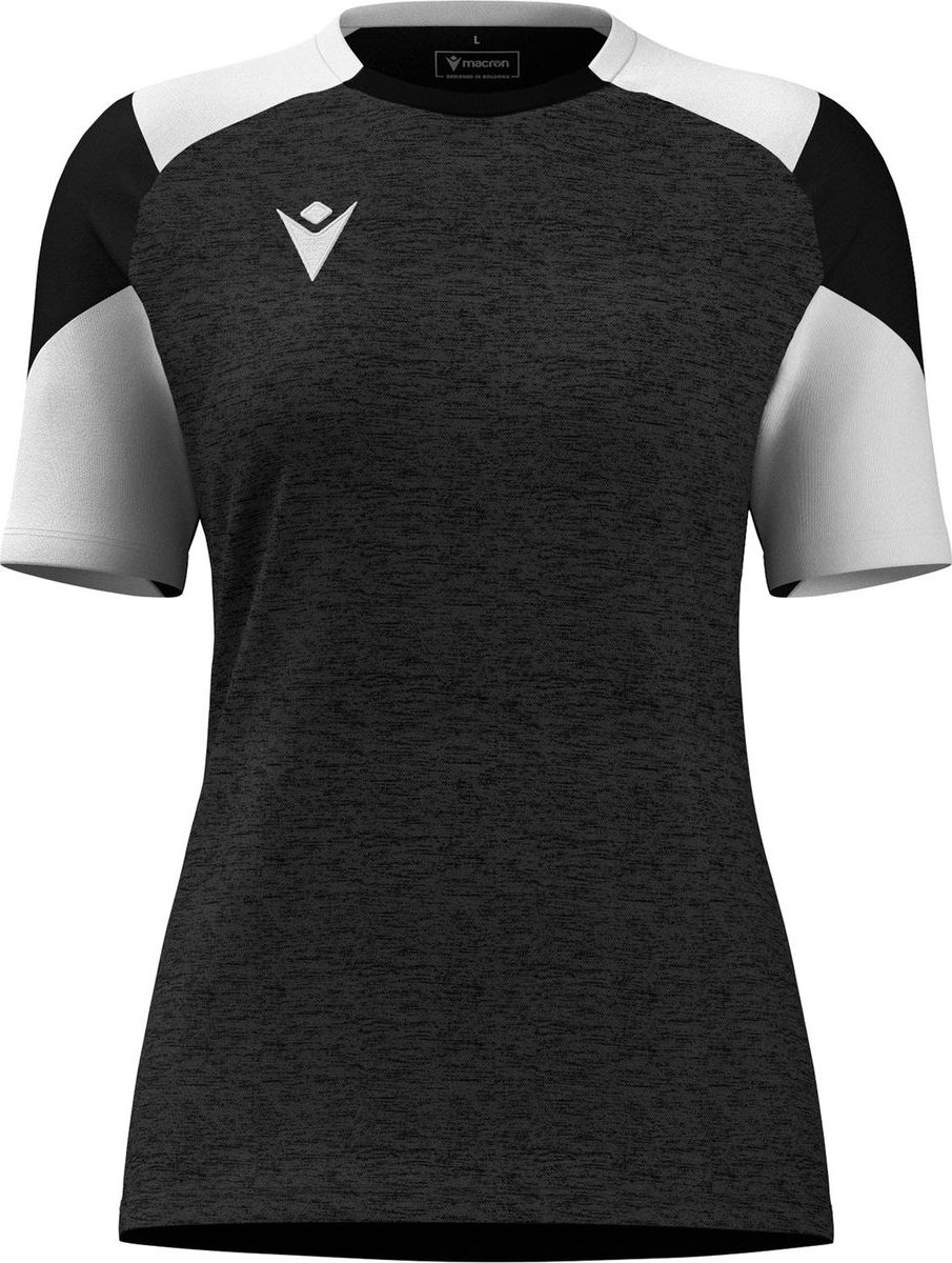 Macron Glory Sphinx Shirt Korte Mouw Kinderen - Zwart / Wit | Maat: 11-12 Y