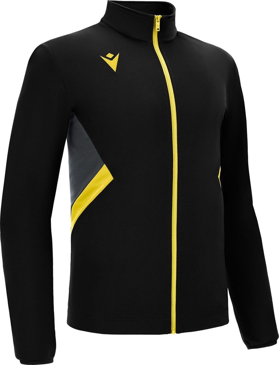 Macron Victory Raijin Polyestervest Heren - Zwart / Geel | Maat: S