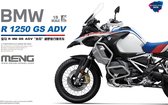 1:9 MENG MT005S BMW R 1250 GS ADV Motorfiets - Voorgekleurde versie Plastic Modelbouwpakket