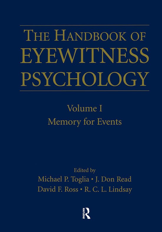 Handbook of Eyewitness Psychology - cover