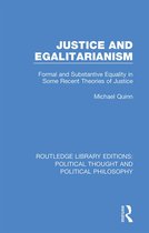 Routledge Library Editions: Political Thought and Political Philosophy- Justice and Egalitarianism