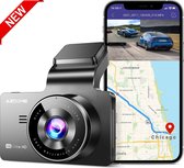AZDome M63 Lite 1CH Dashcam - 2024 Model - Ultra 4k Resolutie - Wifi - GPS - Met App - Parkeerstand - Nachtzicht - 170° Wijdhoeklens - 64gb Micro SD