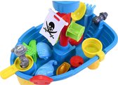Watertafel - Zandtafel - Speeltafel voor Kinderen - Activiteiten Tafel voor Baby en Kinderen - Blauw Piraten Schip