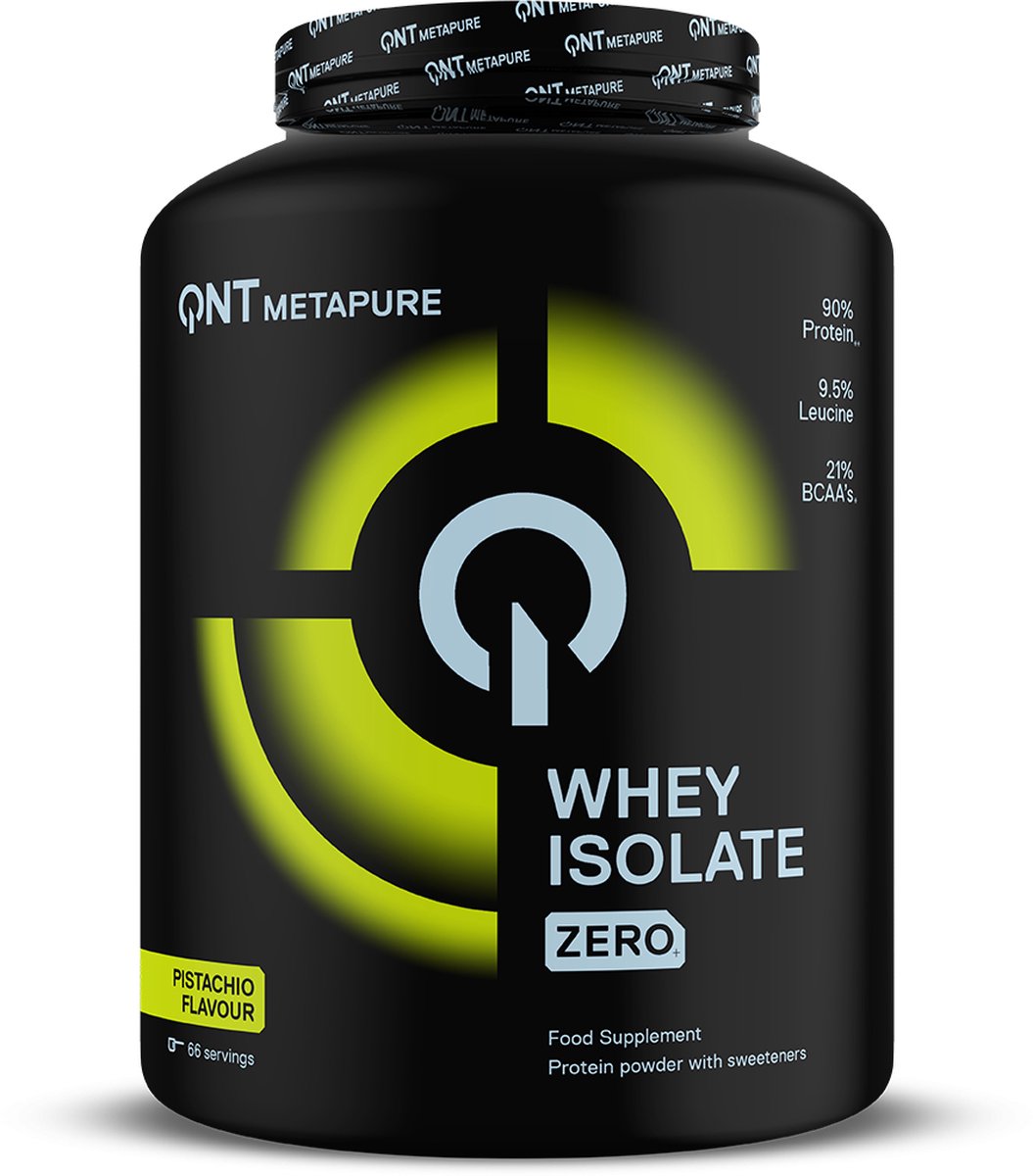 Goedkoopste QNT Metapure Whey Protein Isolate 2kg Pistache