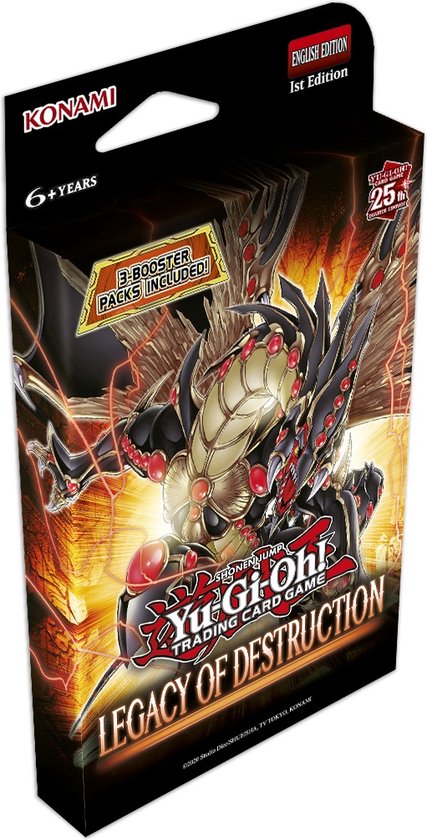 Foto: Yu gi oh tcg legacy of destruction booster 3 pack cardboard tuckbox 