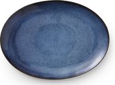BITZ Schaal ovale 45 x 34 cm Zwart/Donkerblauw