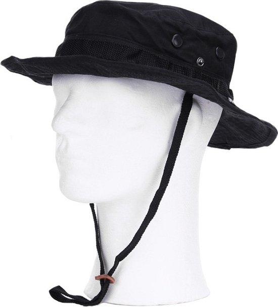 101 INC - Bush hat with memory wire (kleur: Zwart / maat: L)