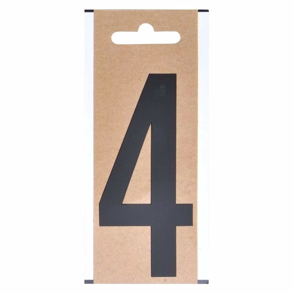 Bootnamen sticker cijfer 4 -