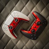 Controller behuizing faceplate - geschikt voor de Playstation 5 controller - Rood metallic