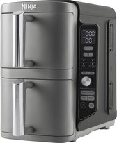 Ninja Double Stack Airfryer XXL - 9.5 Liter - Dubbele Gestapelde Lades - 6 Programma's - Inclusief Kookrekjes - SL400EU